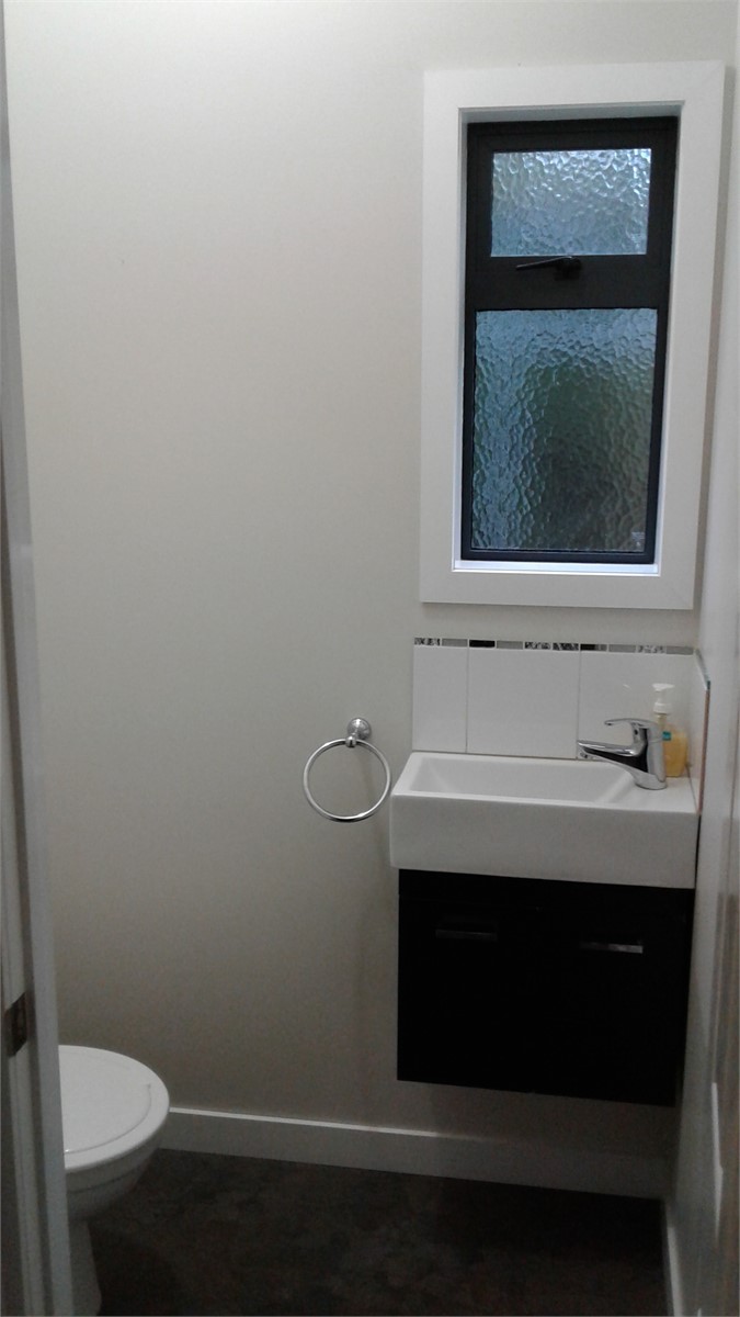 separate toilet downstairs