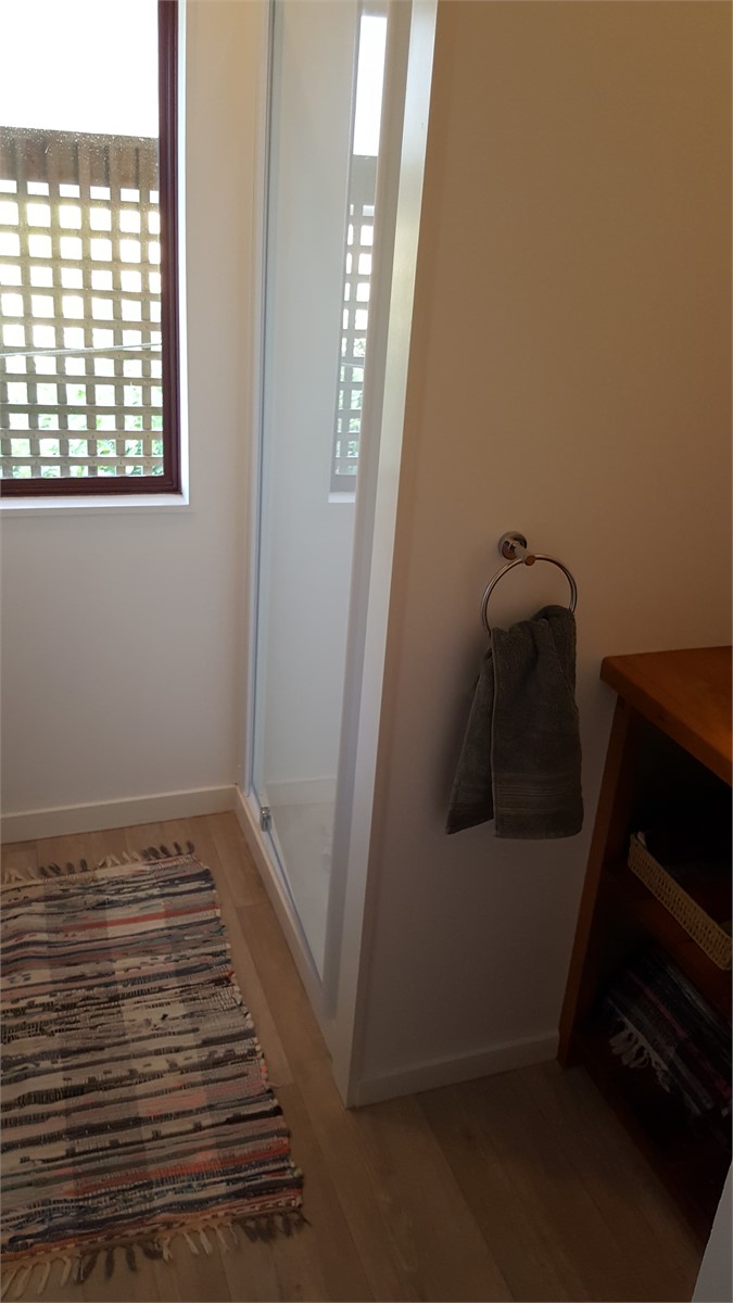 Brand new modern shower