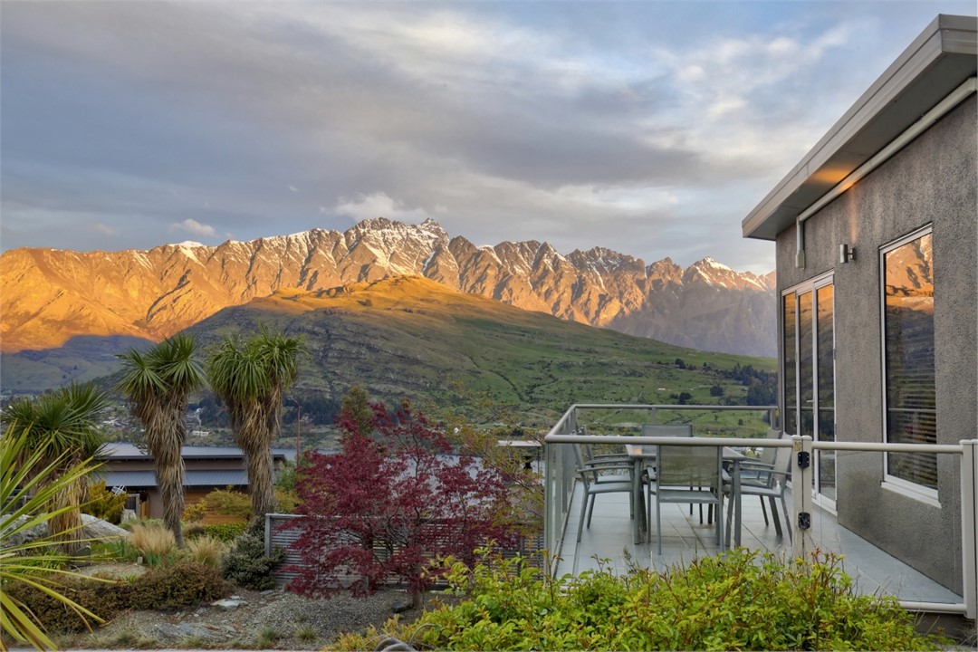 Lovely deck to enjoy the sunsets on