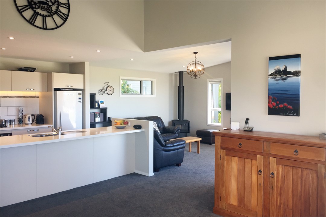 Open plan Kitchen and Living area