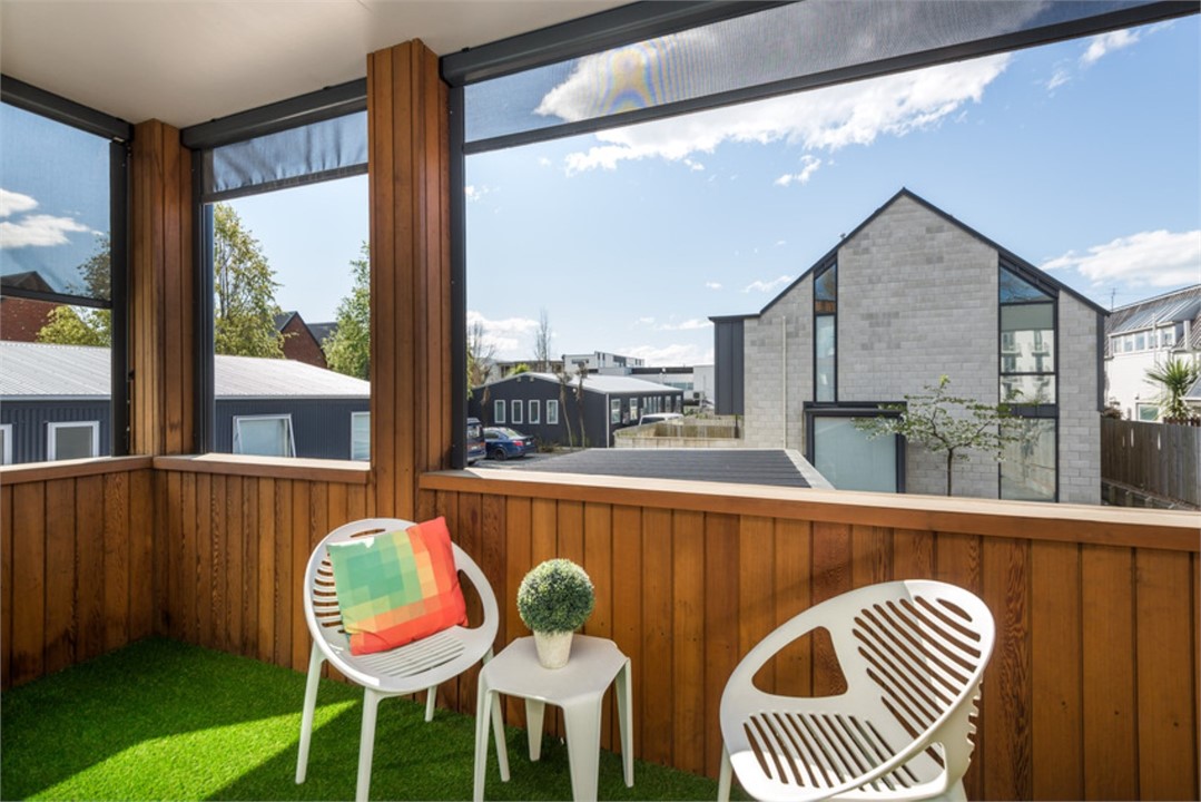 Balcony with sunny outdoor area