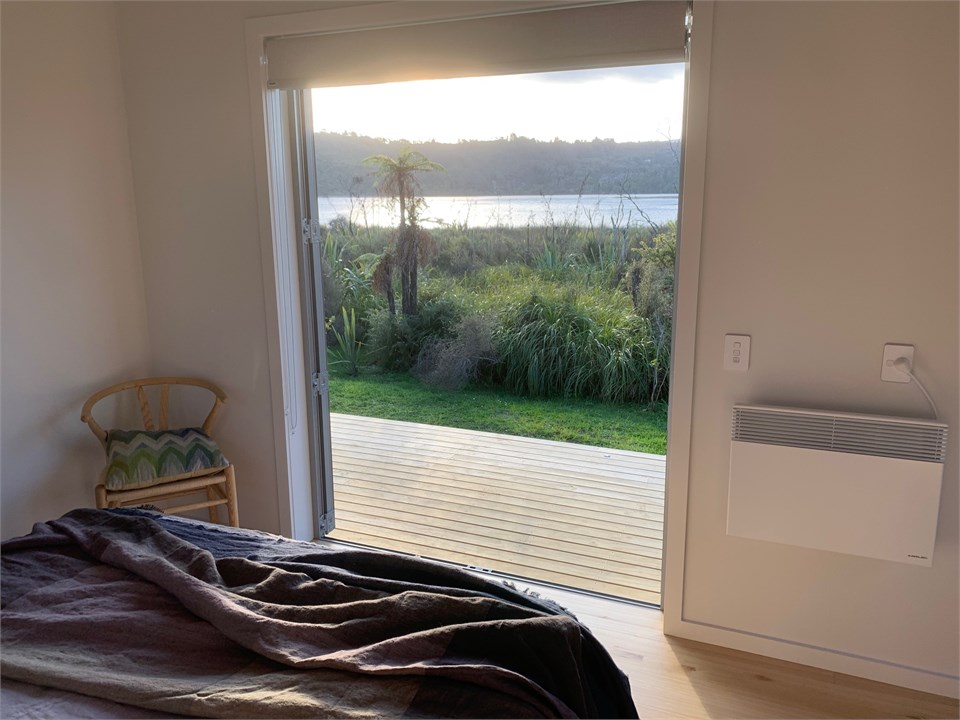 View from bedroom towards estuary