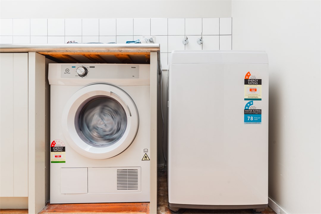 Laundry to use at the property