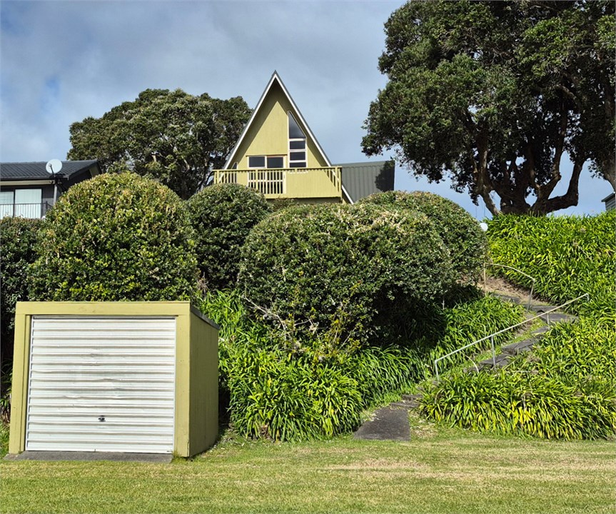 Aframe and boat shed