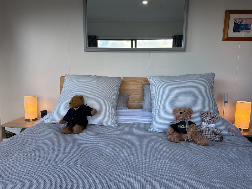 King bedroom at Casa Playa de los osos