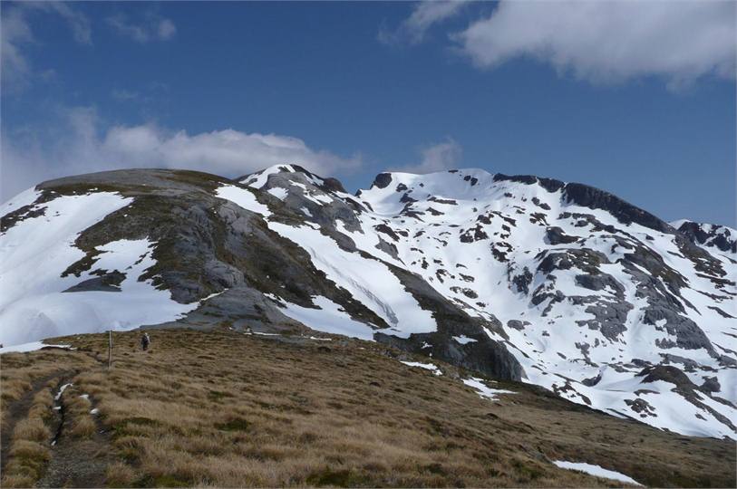 Heading towards the summit of Mt Arthur