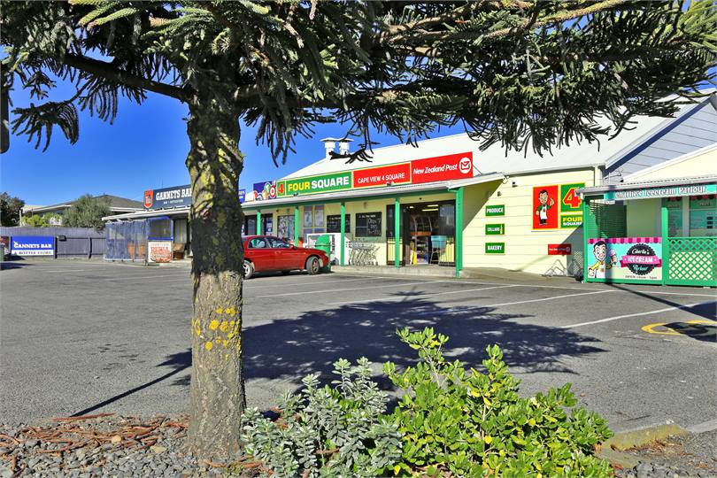 Shops two doors down