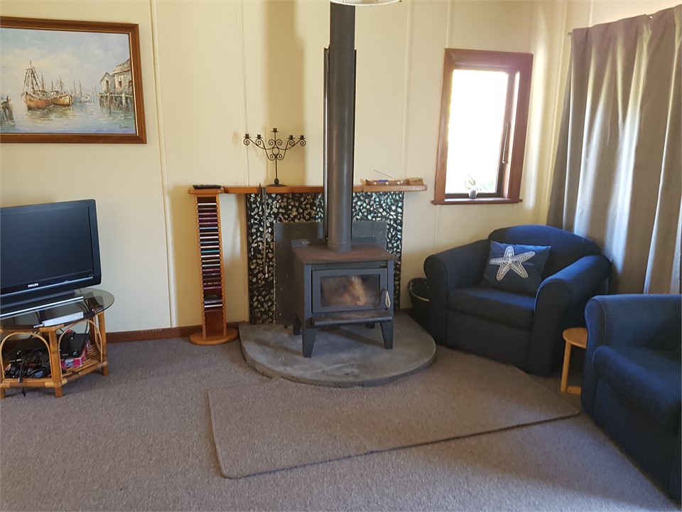 Lounge with cosy fire