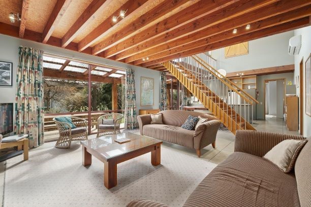 Living room and stairs