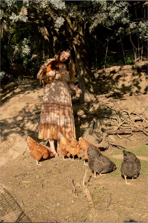 We have chickens, bees and grow a lot of our own f