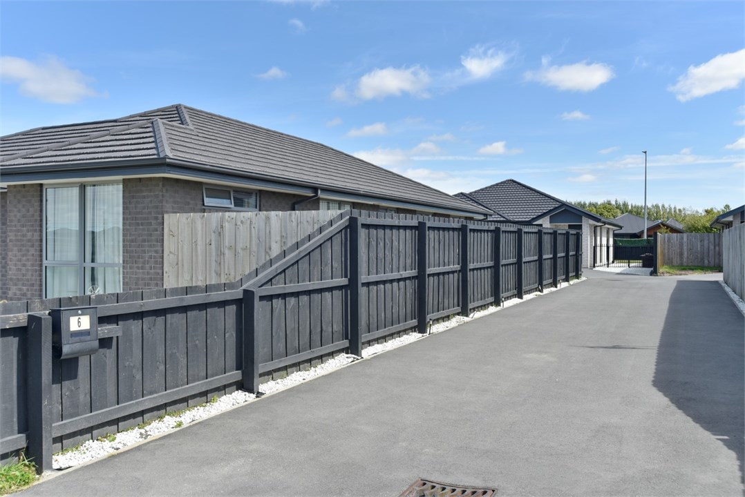 View of the property driveway