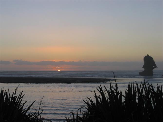 Sunset from the dinner table