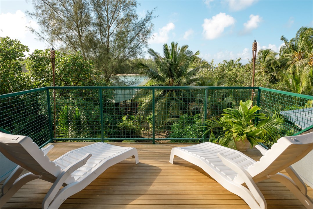 Private rooftop deck