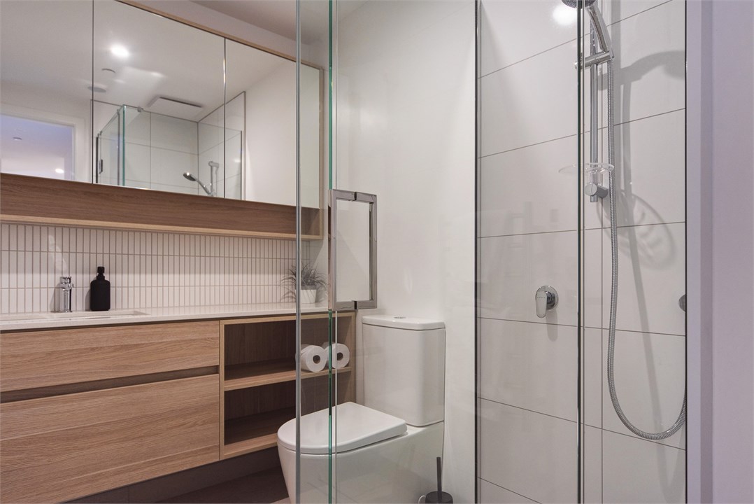 Beautiful tiled bathroom