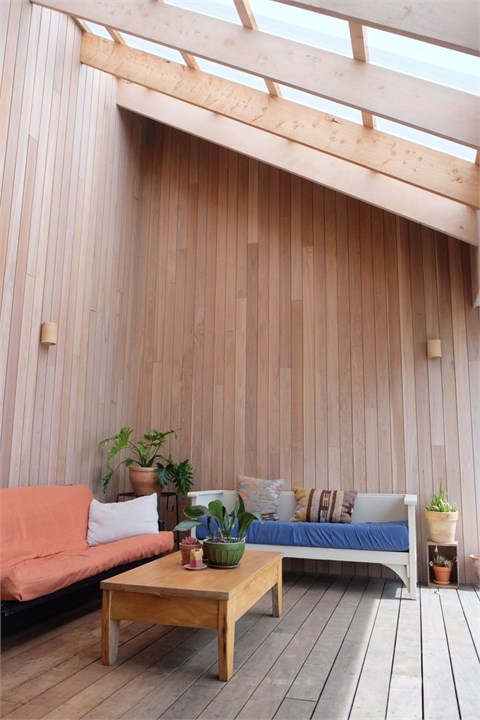 Outdoor room for all weather relaxing and entertai