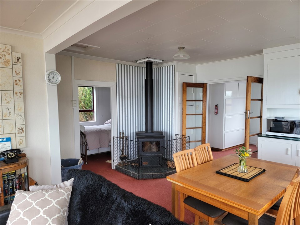 Logburner will keep you toasty warm.