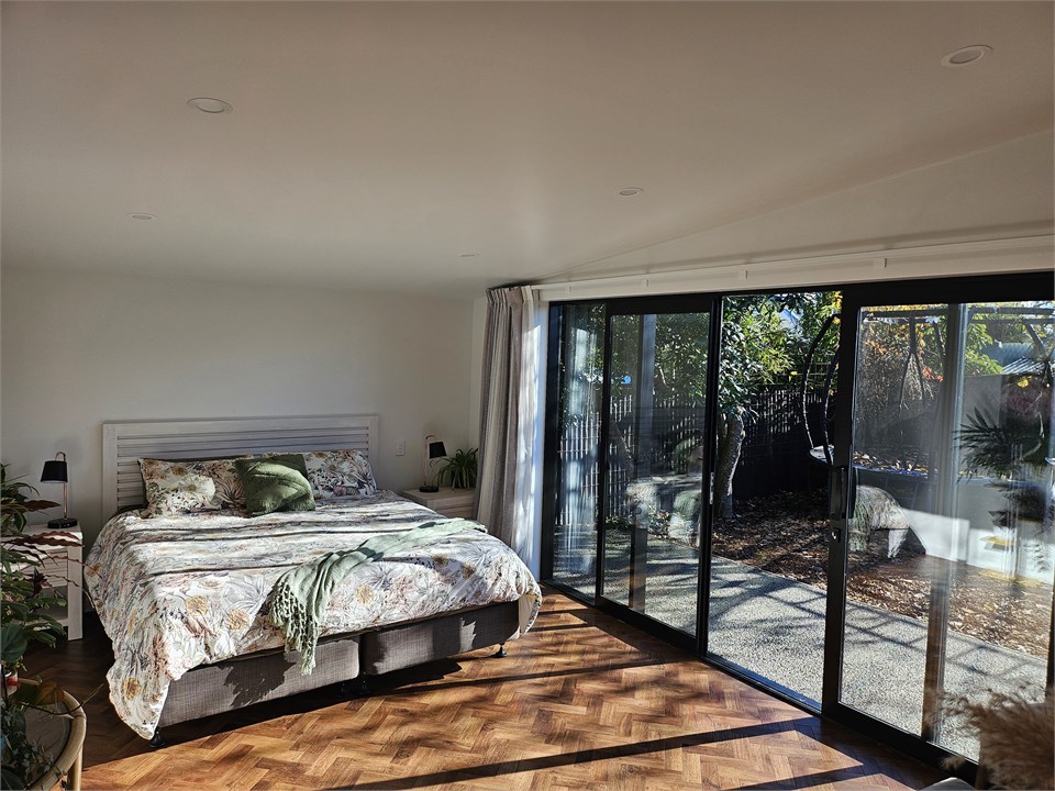 Master leads to one outdoor area