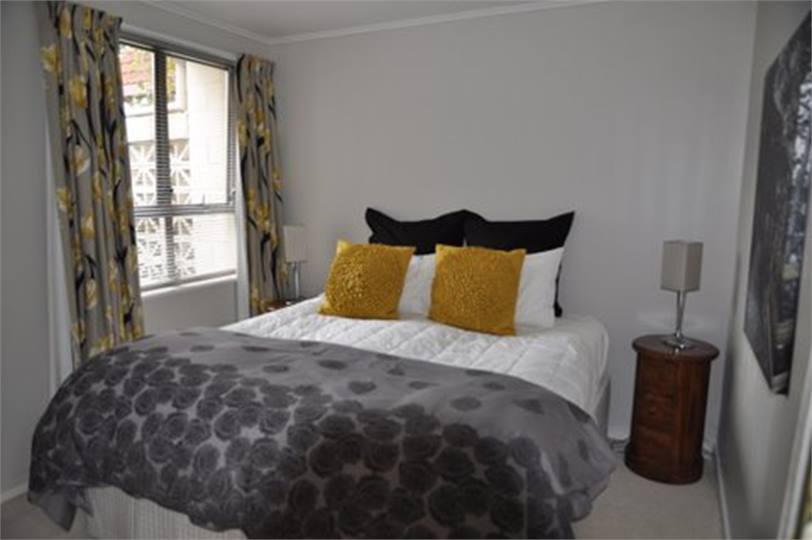 Yellow Bedroom with King Bed