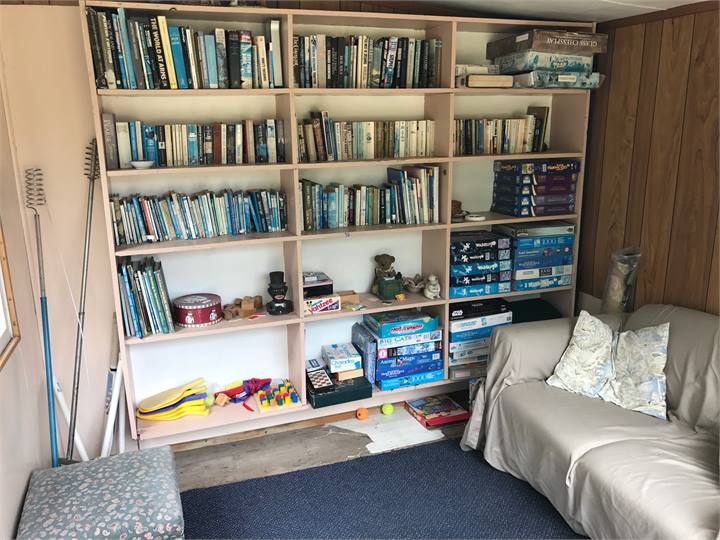 With plenty of books and games