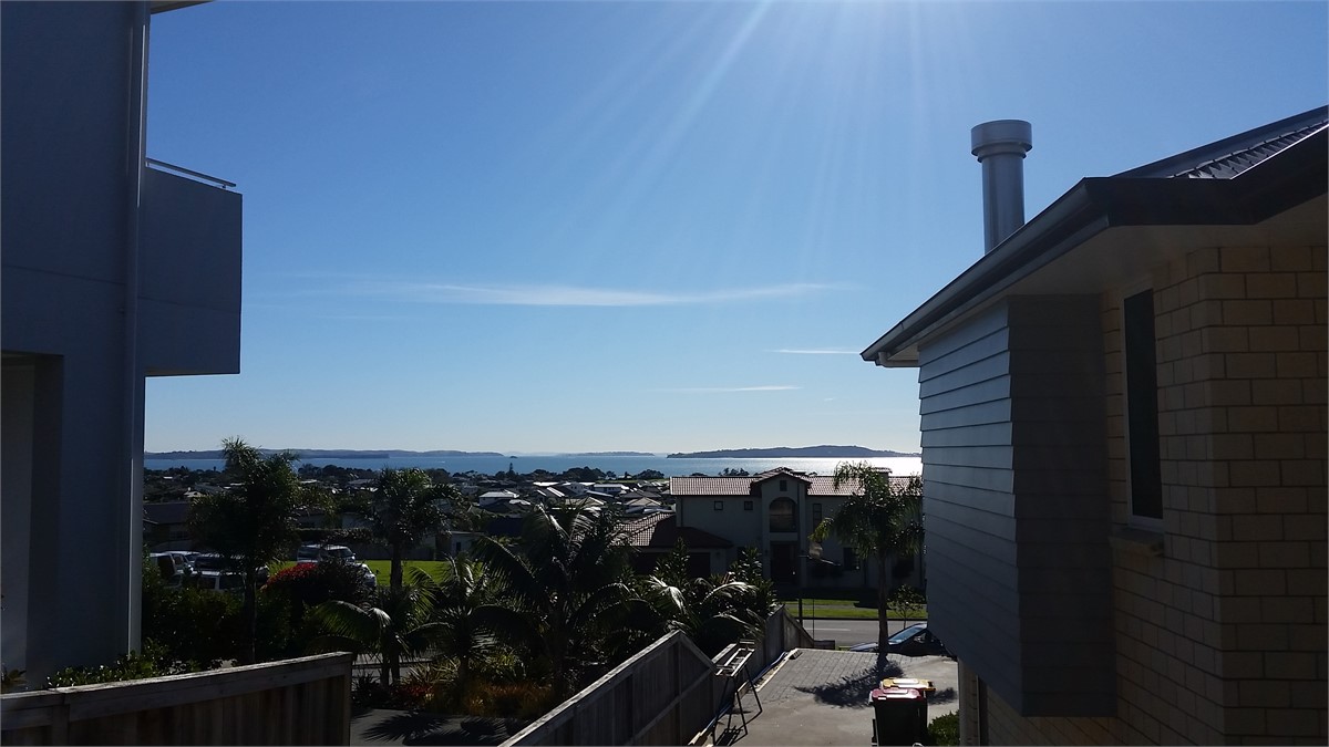 Sea view from outside deck