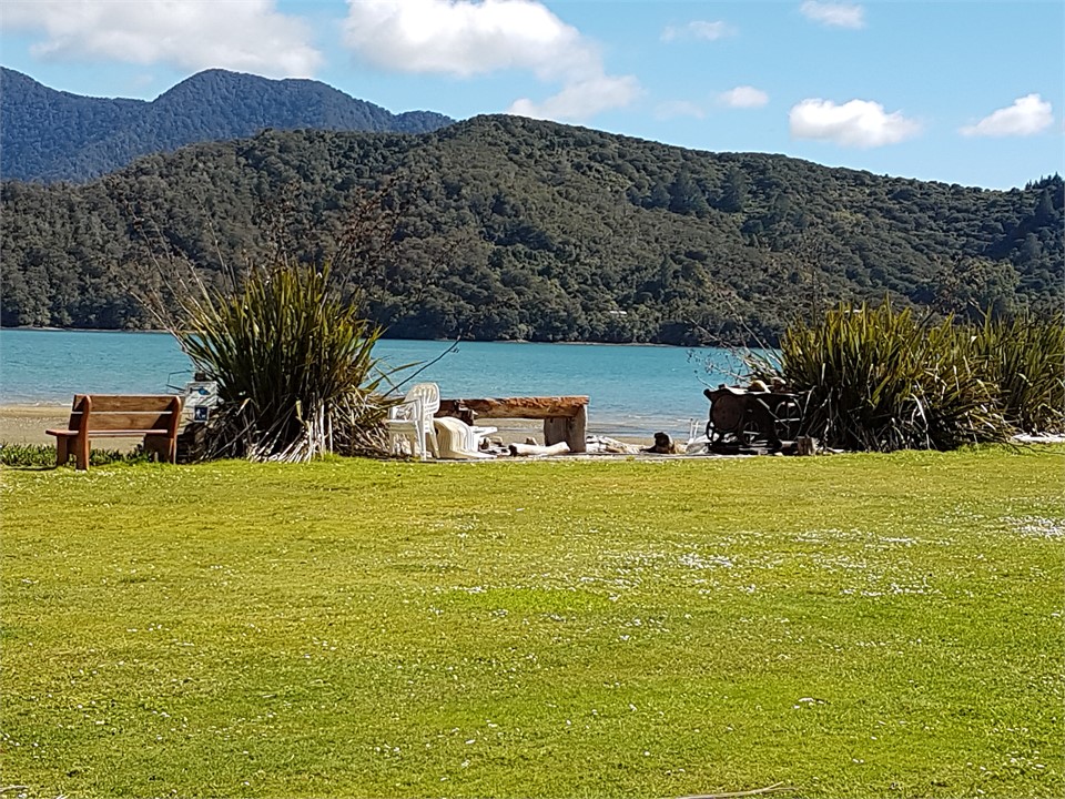 Bbq area on the beach.