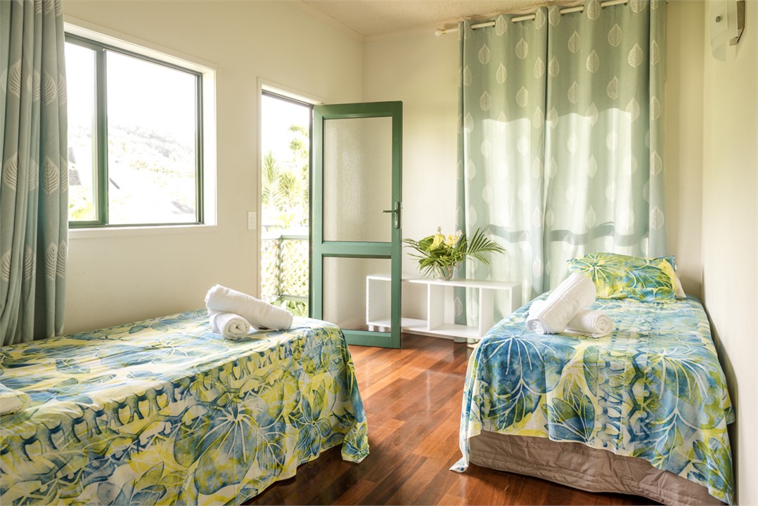 Makeshift room for additional guest upper floor