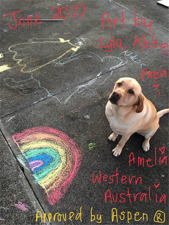 Create Chalk Art like these young guests did