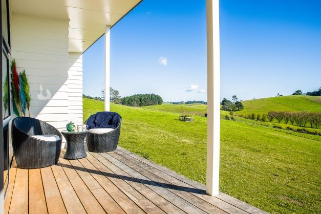 Morning tea on the deck