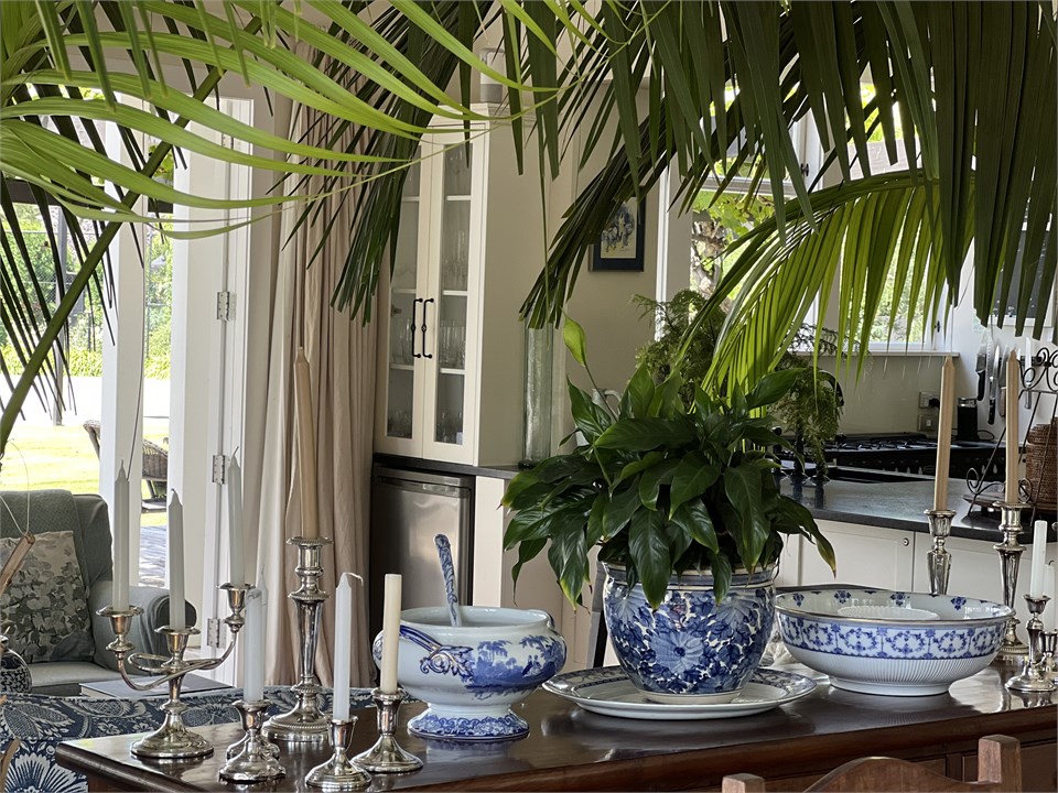 Dining room looking across to sitting room