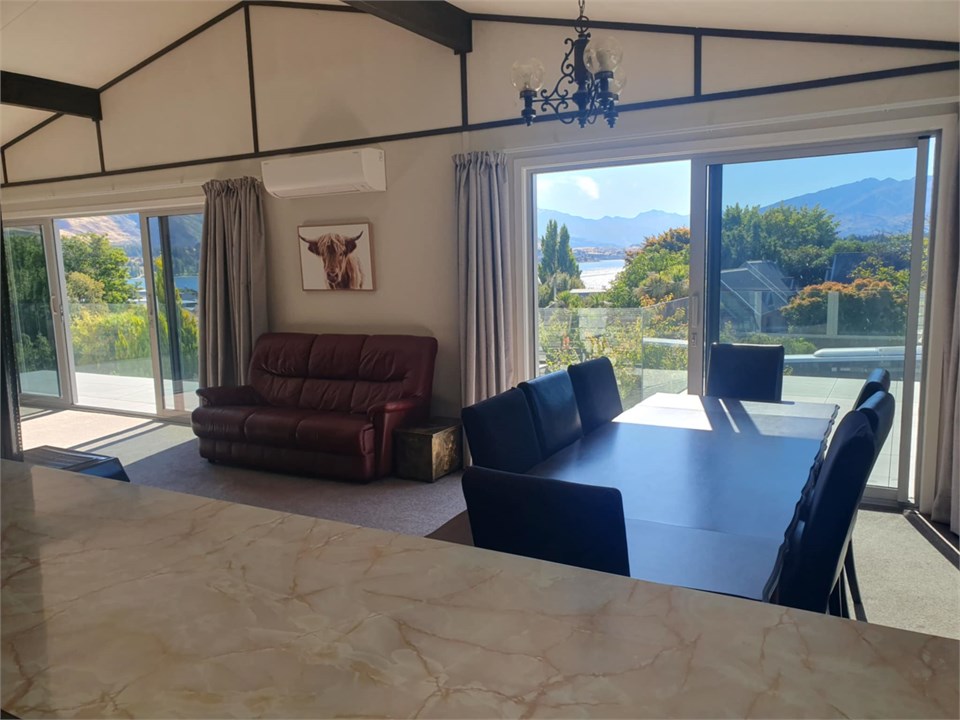 Looking into dinning area from kitchen