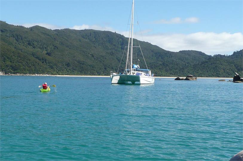 Charter a catamaran and explore the coastline