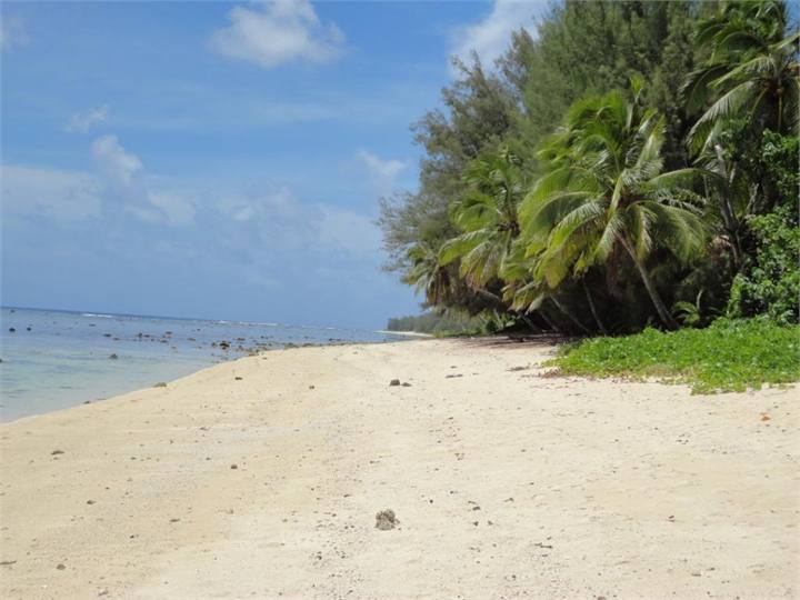 Arorangi Beach along from Sunset Quay