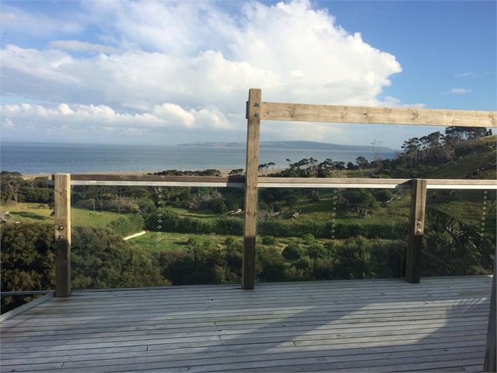 View out to Kaipara Harbour