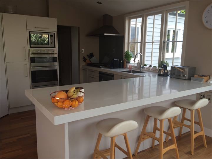 Modern kitchen with Nespresso and all the mod cons