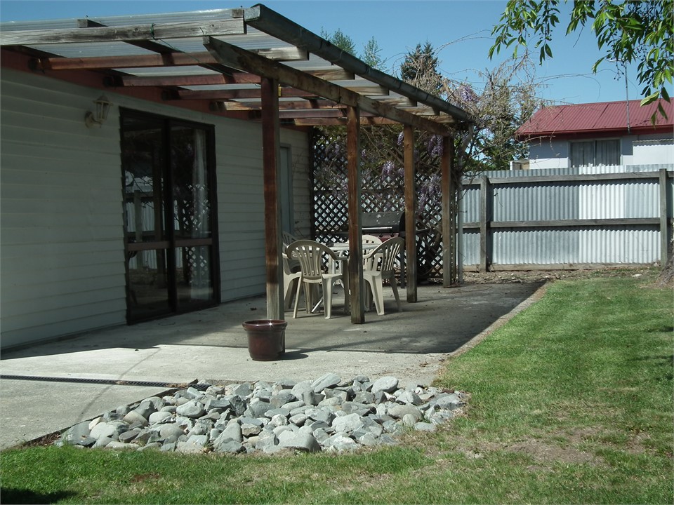 sleep out and BBQ area