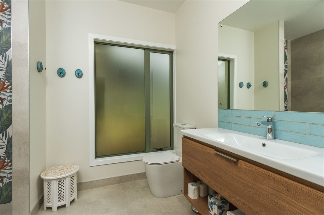 Bathroom with Shower, Separate Bath & Toilet