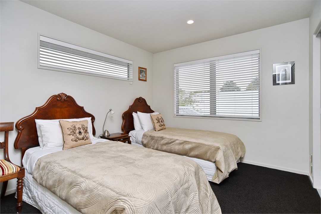 Bedroom 2 has 2 Single beds and is upstairs