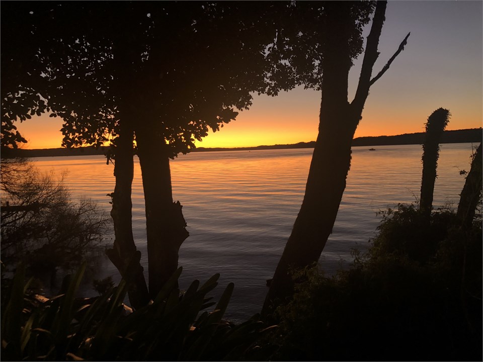 Sunset from the house