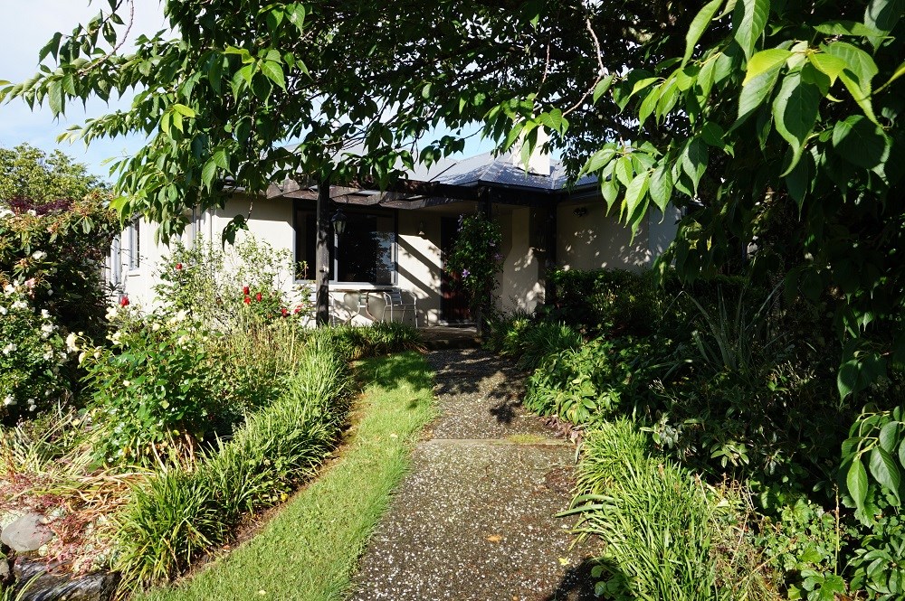 View of the front door