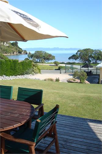Looking from the deck of back house out to sea