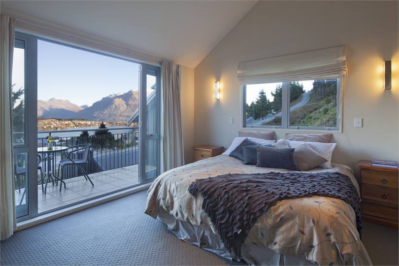 Bedroom 1 with own balcony