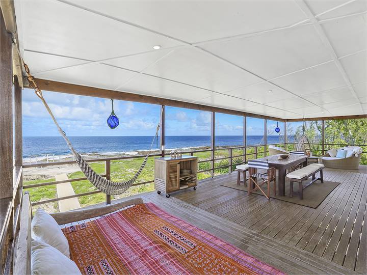 terrace and outside dining area