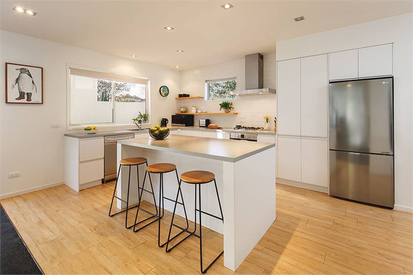 Hangout in the open plan kitchen