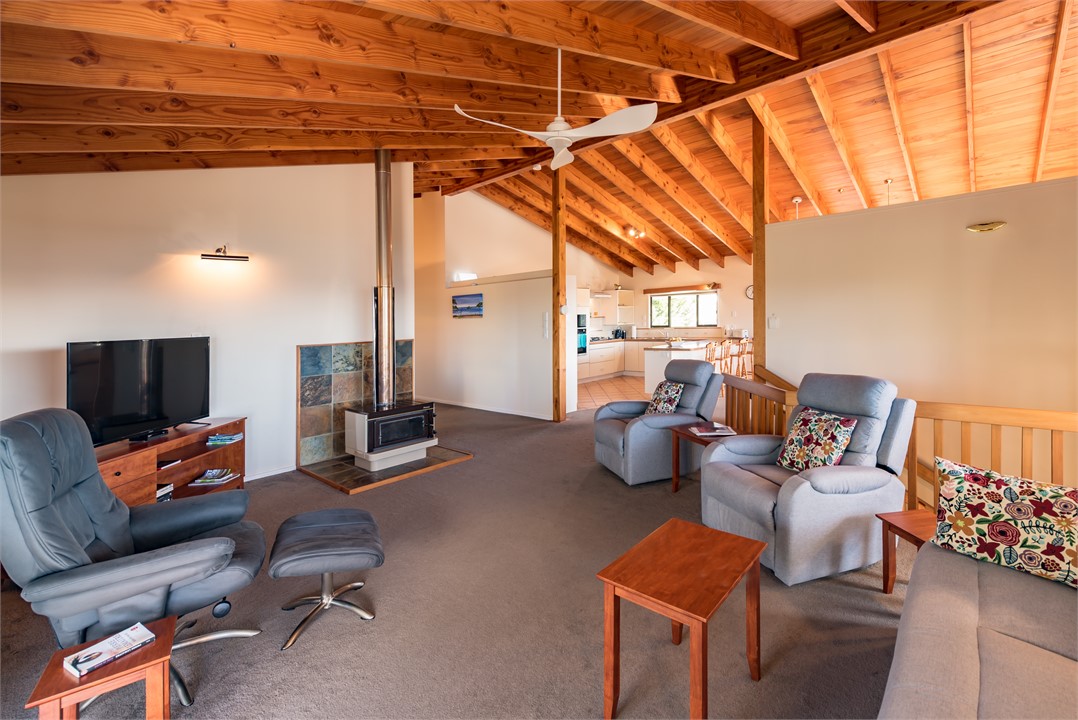 Lounge through to kitchen and dining