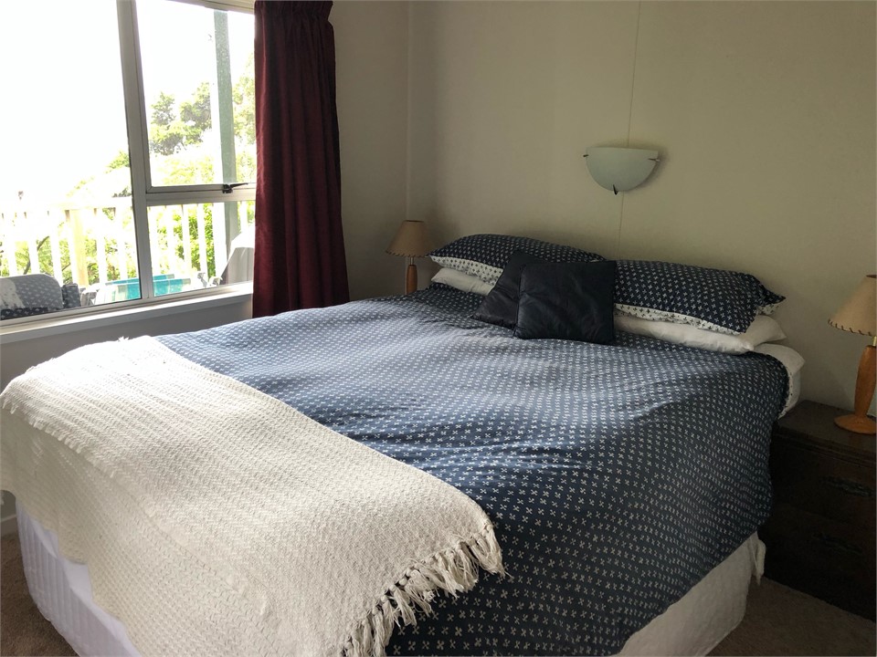 Bedroom 1 with sea views