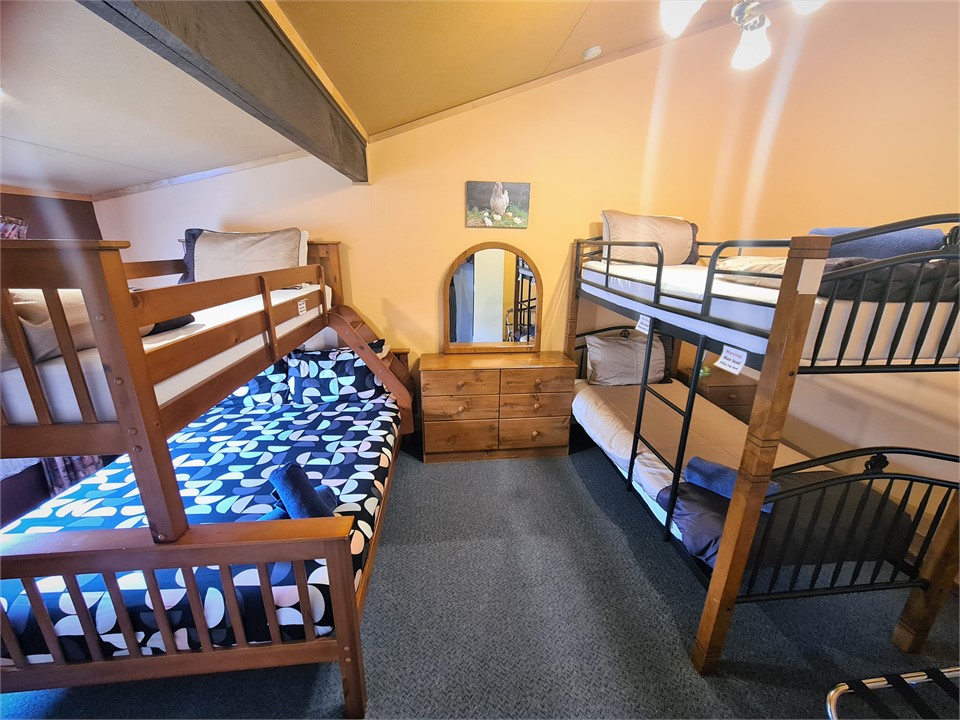 Cottage Bunk Room incl Double + Single Bunks