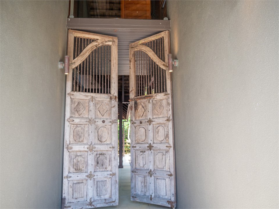 Antique temple gates mark the entrance.