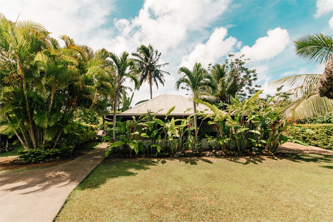 TORU is a standalone villa surrounded by tropical