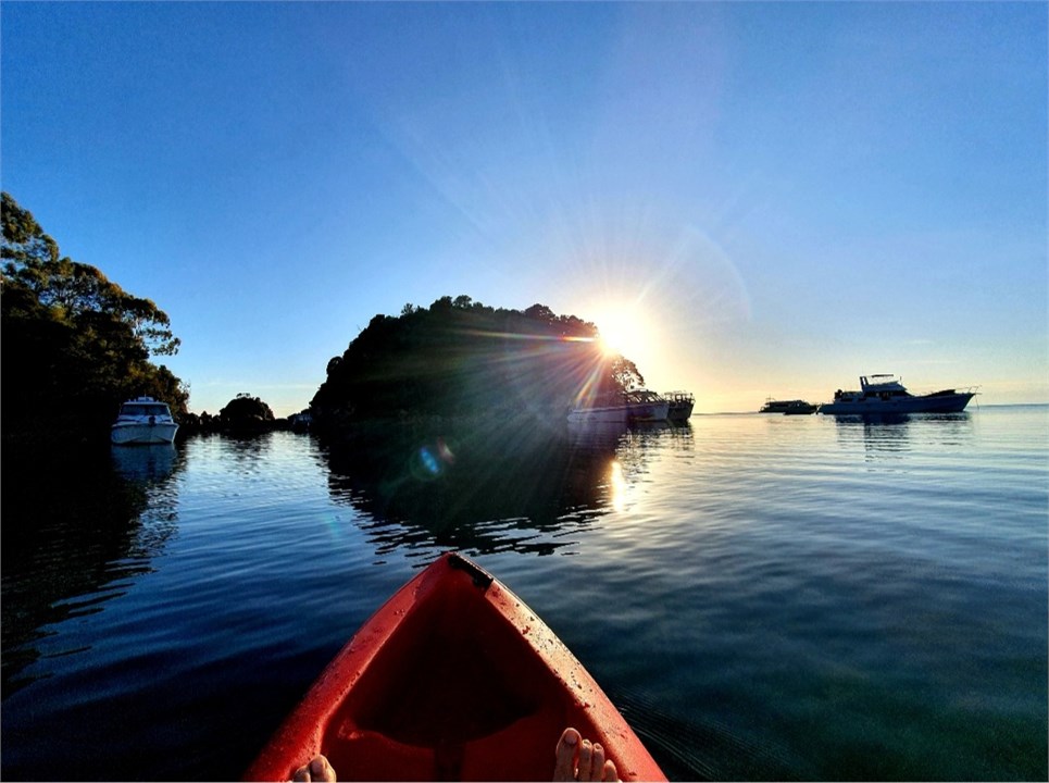 Hire a kayak at Kaiteriteri
