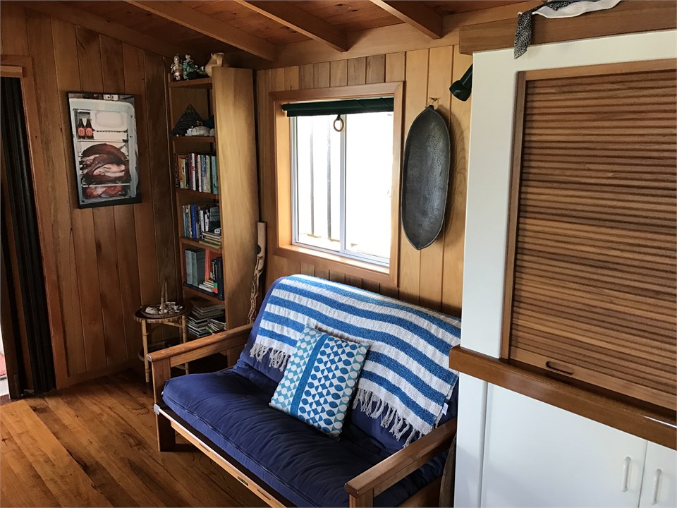 Reading corner in living room